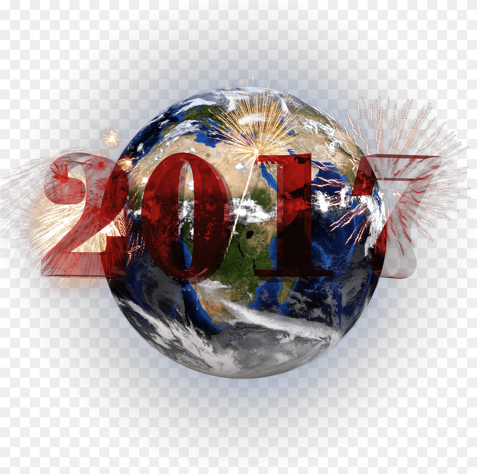 New Year S Day Sylvester 2017 Photo New Year39s Eve, Sphere, Astronomy, Outer Space, Planet Free Transparent Png