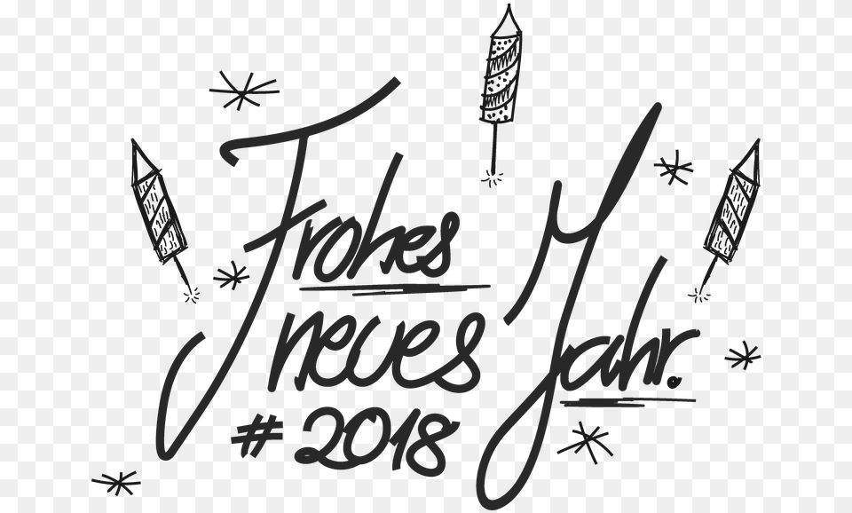 New Year S Eve 2018drawingfontnew Year S Daynew Calligraphy, Handwriting, Text Png