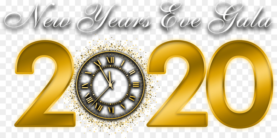 New Year S Eve Gala Quartz Clock, Analog Clock, Number, Symbol, Text Png Image
