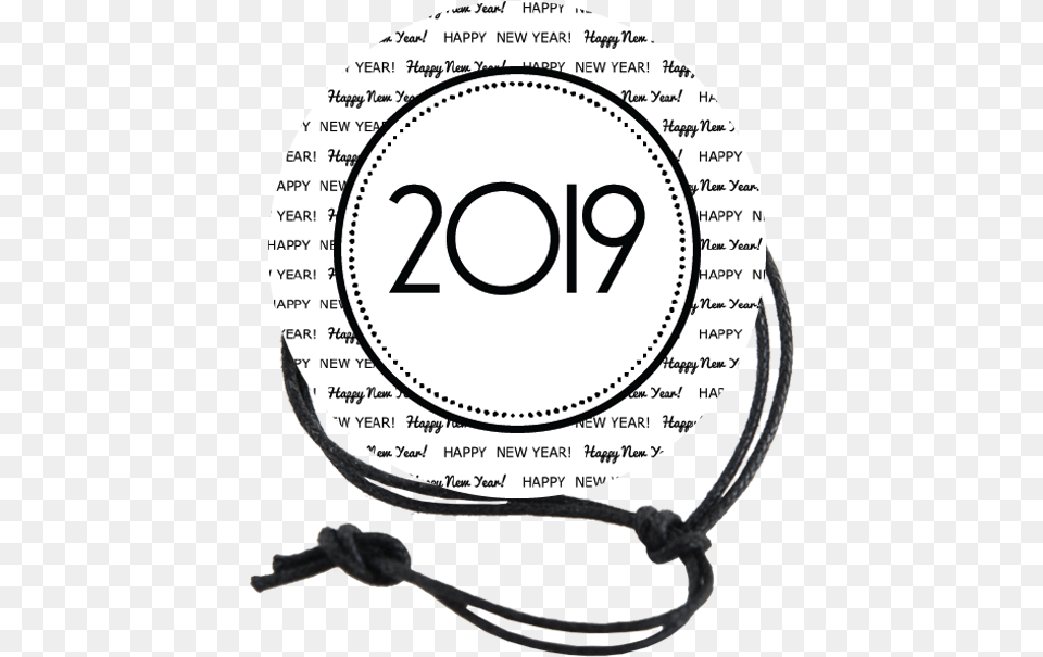 New Year S Eve Napkin Knot Circle, Text, Whip Free Png