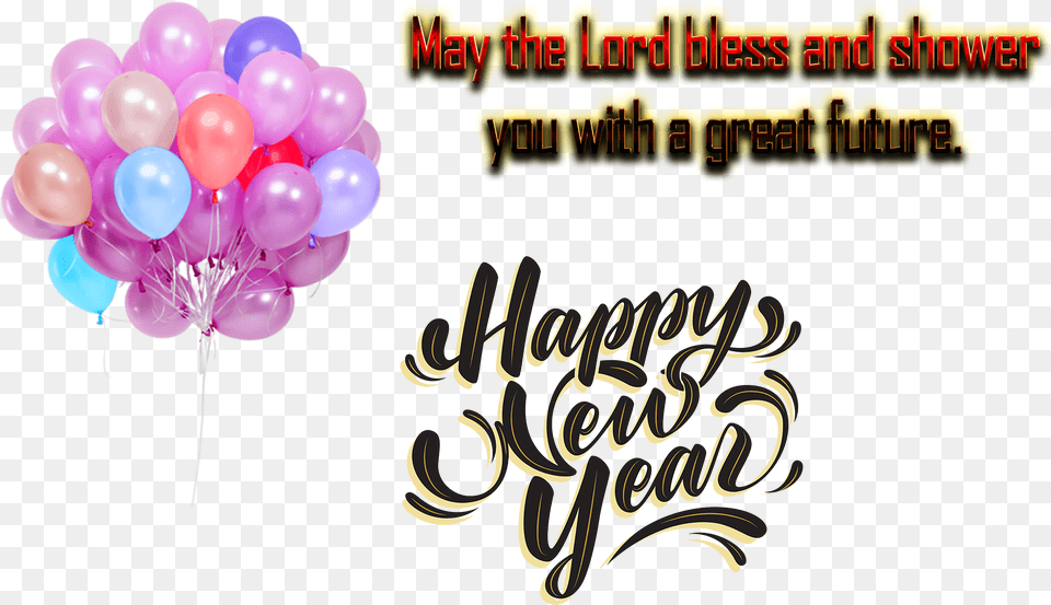 New Year Wishes Background Happy New Year 2018 Srk, Balloon, People, Person Free Png Download