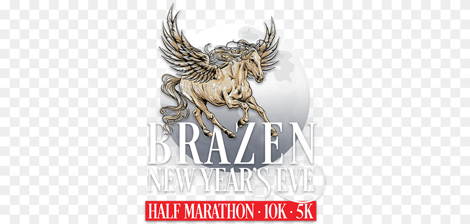 New Year39s Eve Brazen New Year39s Eve Half Marathon, Book, Publication, Logo, Advertisement Free Png Download