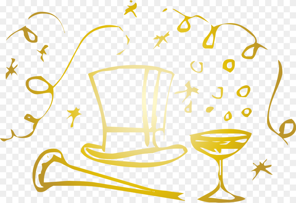 New Year39s Eve Clipart, Glass, Art Free Transparent Png