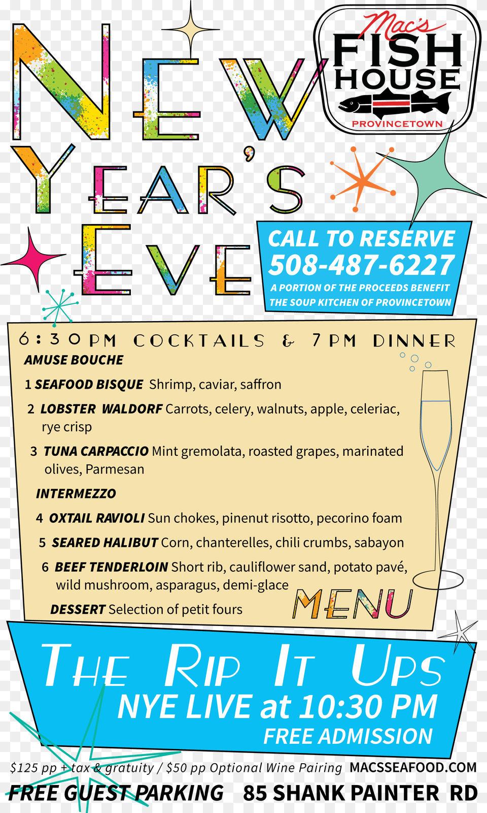 New Year39s Eve Dinner Amp Live Music At Mac39s Fish House Blu Ray Disc, Advertisement, Poster Free Png Download