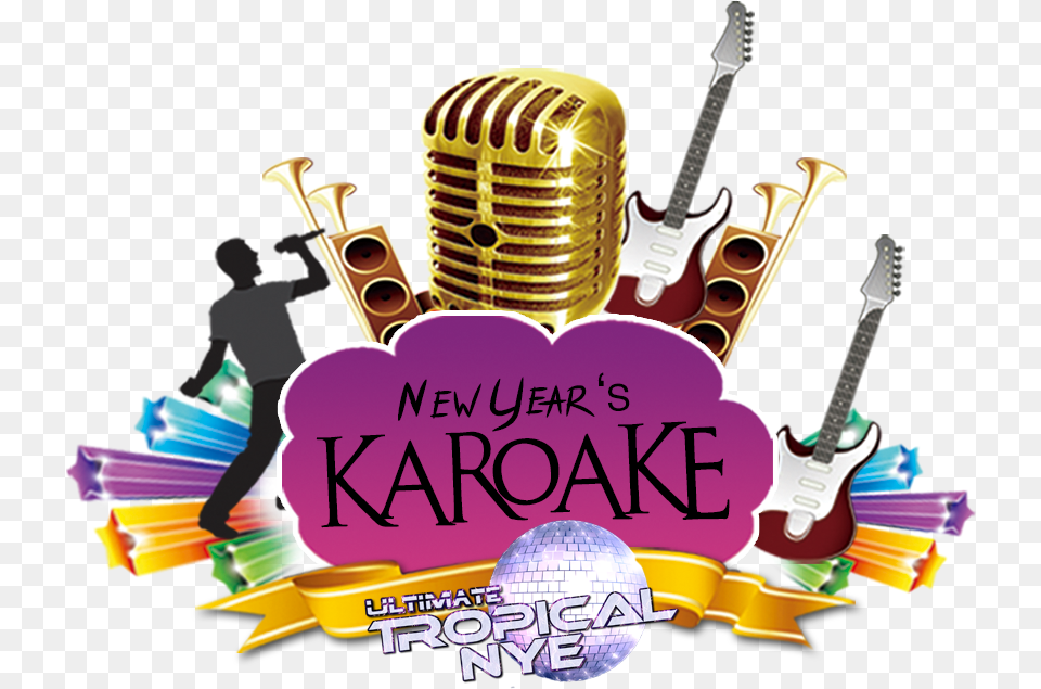 New Year39s Eve Karaoke Experience Music, Electrical Device, Microphone, Guitar, Musical Instrument Free Png