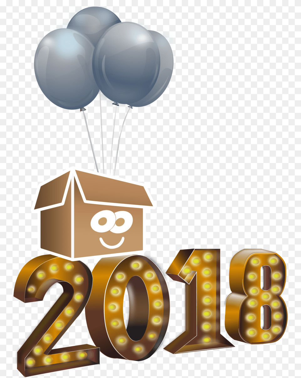 New Years Card Outline 300 Dpi 2 01 Balloon, Text, Number, Symbol, Tape Free Transparent Png