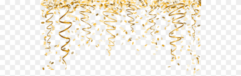 New Years Clip Art Clipart Wallpaper Blink Falling Confetti Gold, Paper Free Transparent Png