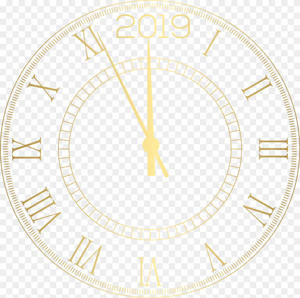 New Years Clock, Analog Clock Png Image