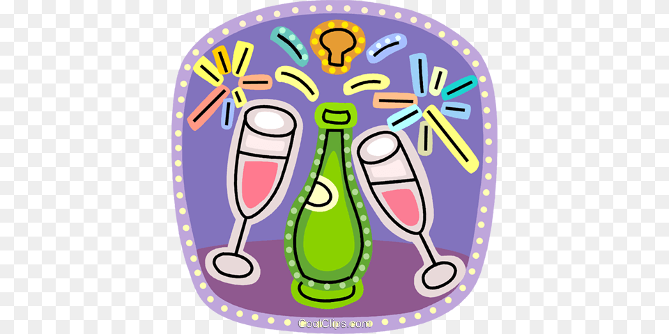 New Years Day Clipart, Applique, Pattern, Bottle, Disk Free Transparent Png