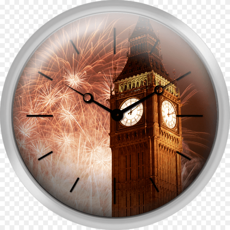 New Years Eve Celebration In London Big Ben, Architecture, Building, Clock Tower, Tower Free Png Download