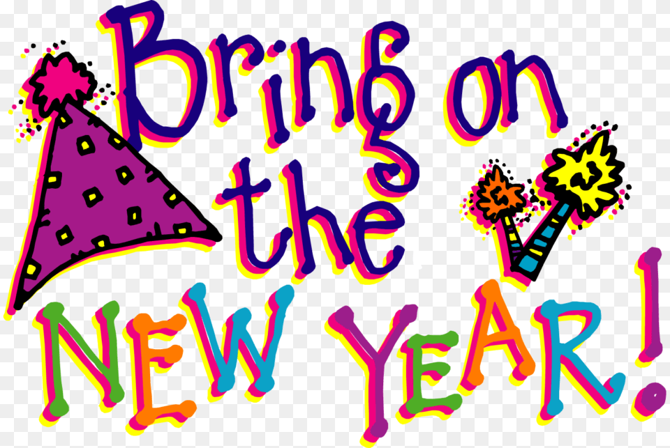 New Years Eve Clip Art Tremendous New Years Eve Clipart, Person, Text, Clothing, Hat Png