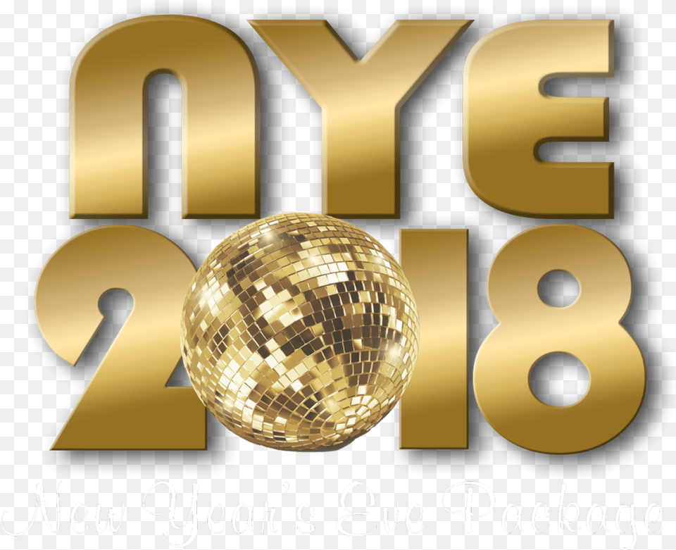 New Years Eve Clipart Sphere, Gold, Lighting, Text, Number Free Png