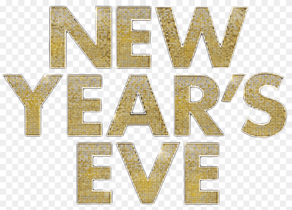 New Years Eve Logo, Text, Cross, Symbol, Alphabet Png Image