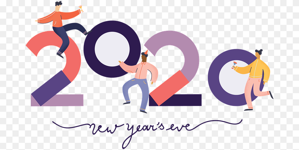 New Years Eve Photo Booth Props Themes Mensajes Nuevo 2020, People, Person, Adult, Female Free Png Download