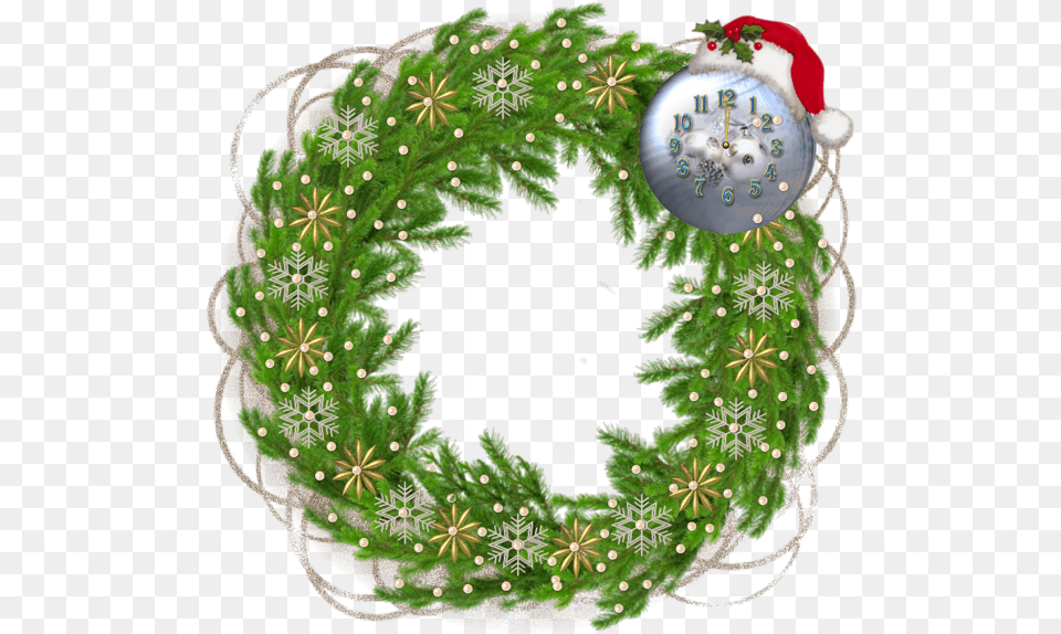 New Years Gifs, Plant, Wreath Free Transparent Png