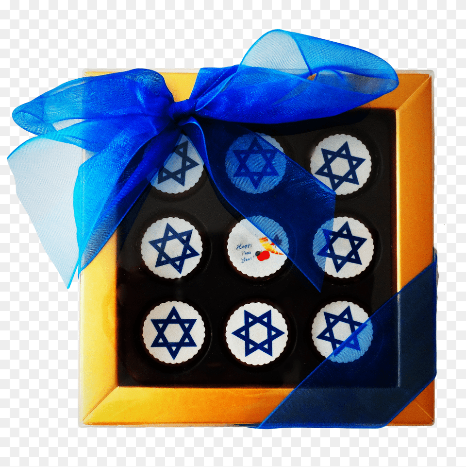 New Years Rosh Hashanah Mini Chocolate Covered Oreos Box, Cream, Dessert, Food, Icing Png Image