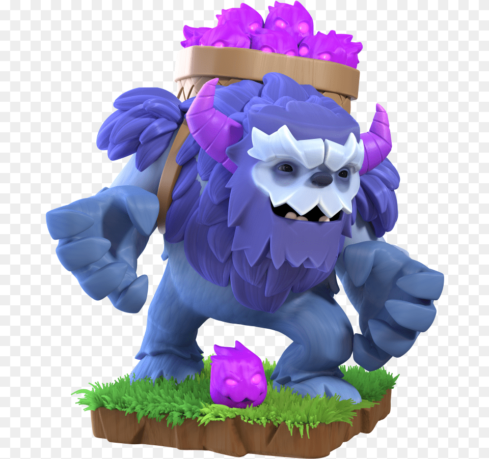 New Yeti Coc Logos, Purple, Birthday Cake, Cake, Cream Free Png Download