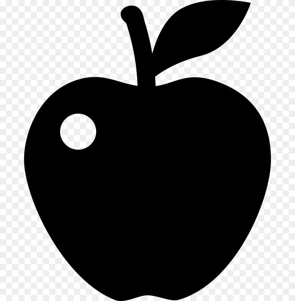 New York Apple Symbol Comments Apple Fruit Icon, Food, Plant, Produce, Stencil Free Png