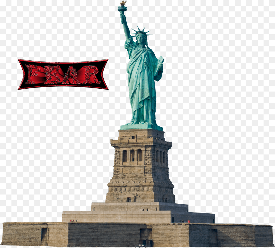 New York By Fear 25 On Clipart Library Statue Of Liberty, Art, Adult, Female, Person Free Transparent Png