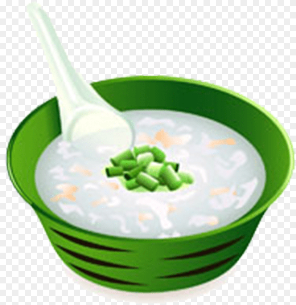 New York City Congee Vegetarian Cuisine Chinese Cuisine Rice Porridge Cartoon, Cutlery, Food, Meal, Spoon Png