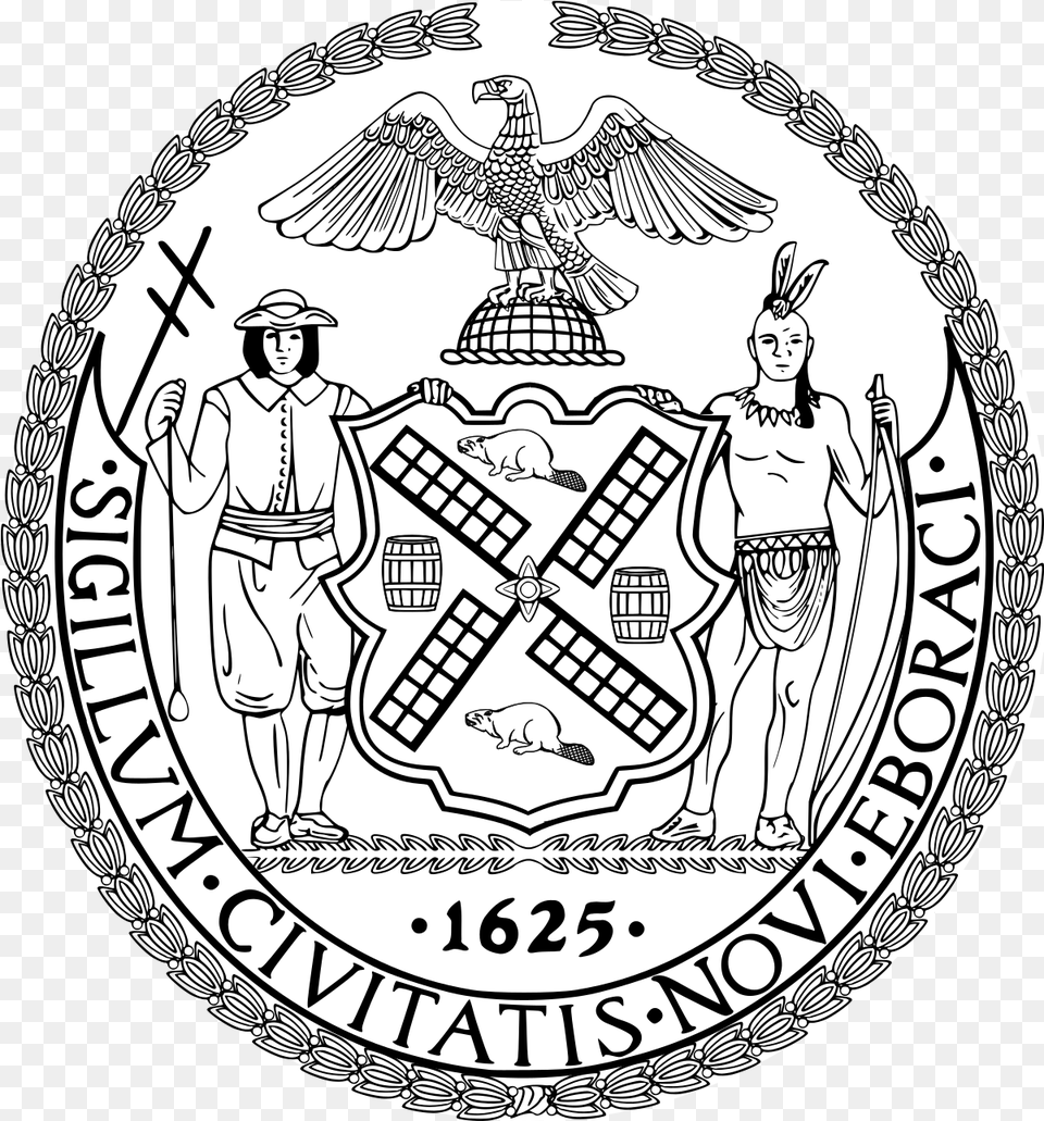 New York City Council New York City Seal Vector, Adult, Person, Man, Male Free Transparent Png
