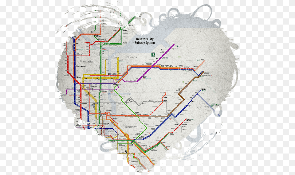 New York City Map Metro, Chart, Plot, Diagram, Plan Png Image