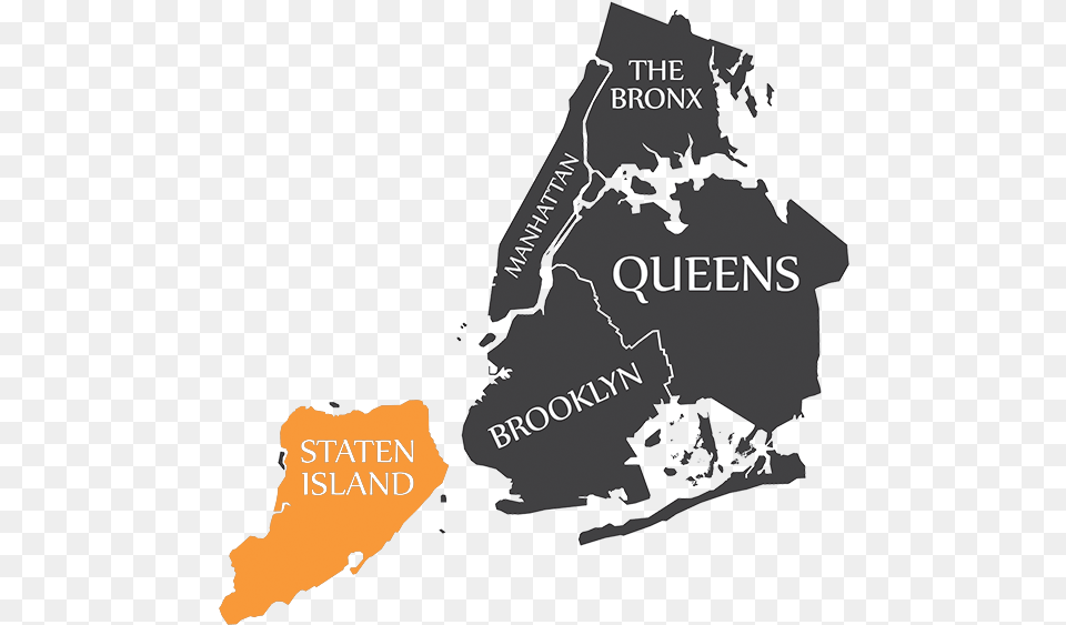 New York City Map Vector, Chart, Plot, Atlas, Diagram Free Png Download