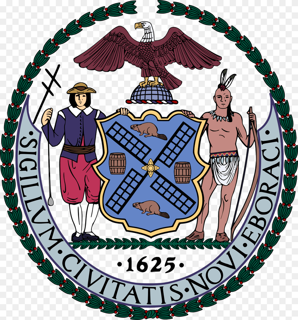 New York City Official Seal, Adult, Symbol, Person, Woman Free Png