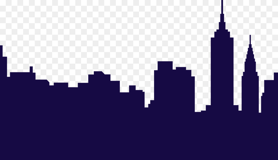 New York City Skyline, Purple, Nature, Night, Outdoors Free Png