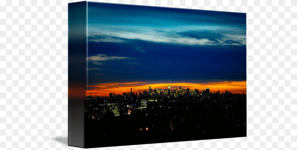 New York City Skyline, Architecture, Sky, Outdoors, Night Free Transparent Png