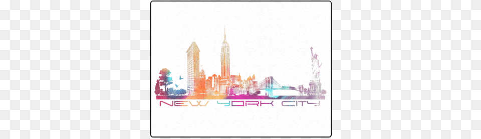 New York City Skyline 5 Blanket Skyline, Urban, Metropolis, Art, Building Free Png
