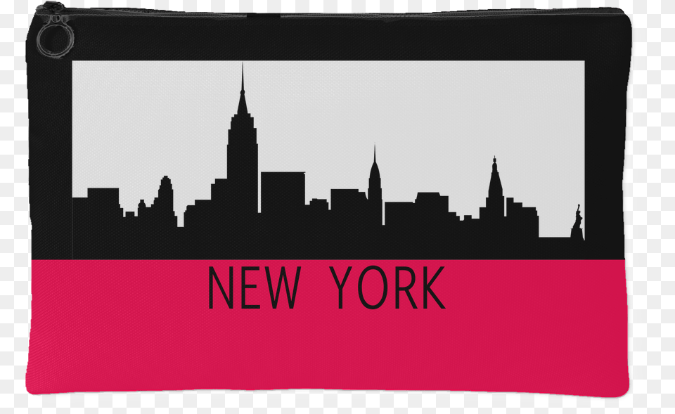 New York City Skyline Zipper Accessory Clutch Available Up North Down South City Folk Meet Country Folk Book, Architecture, Building, Tower, Spire Free Png