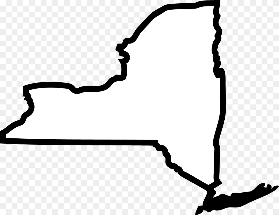 New York City State Outline Clipart New York Colony Outline, Silhouette, Adult, Bride, Female Free Png Download