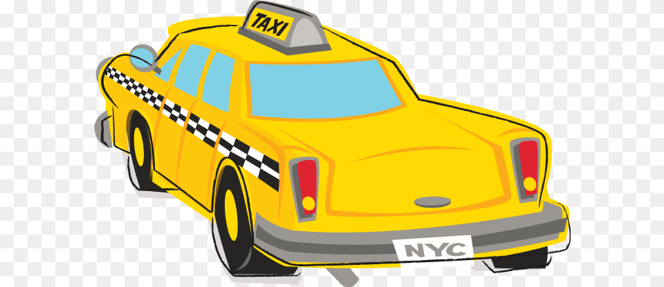 New York Cliparts, Car, Taxi, Transportation, Vehicle Png Image