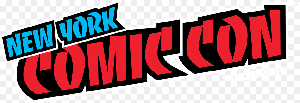 New York Comic Con New York Comic Con Logo, Sticker, Scoreboard, Text Png Image
