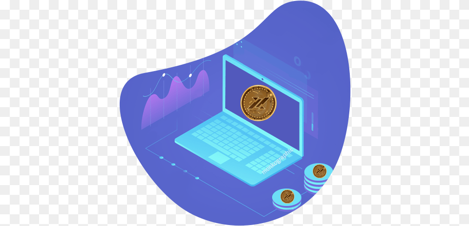 New York Exchange Coin Illustration, Computer, Electronics, Laptop, Pc Free Transparent Png