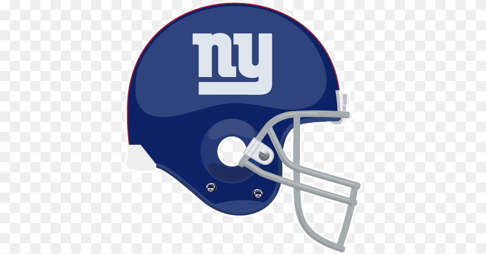 New York Giants Clipart New York Giants Helmet Logo, American Football, Football, Person, Playing American Football Png