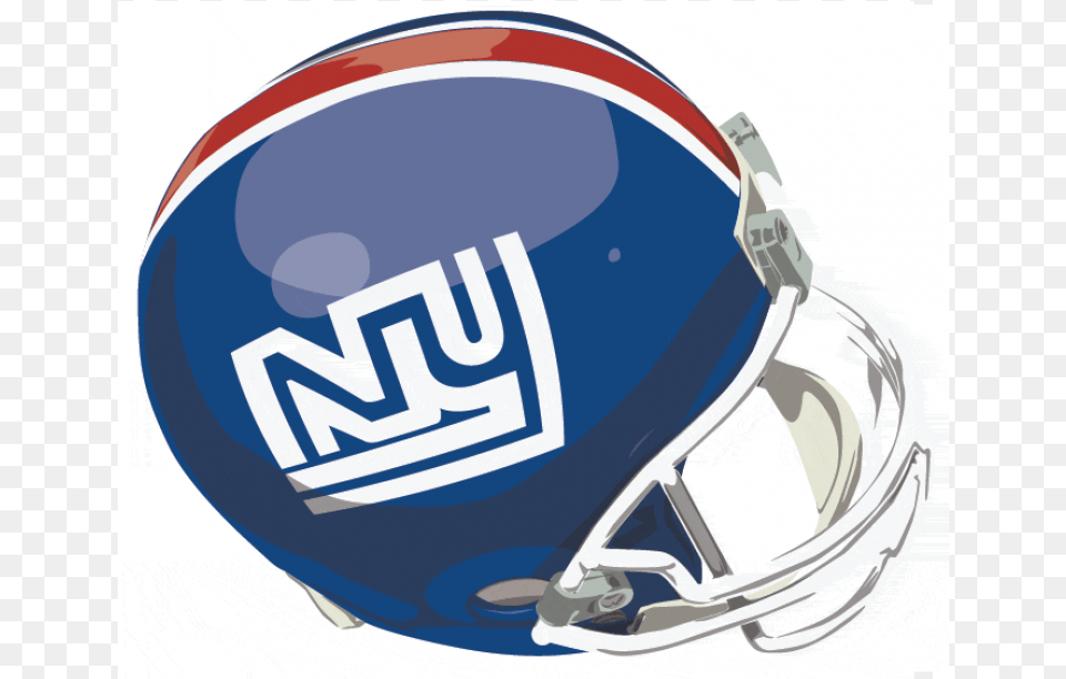 New York Giants Iron Ons Ny Giants 1975 Logo, Helmet, American Football, Football, Person Free Png Download