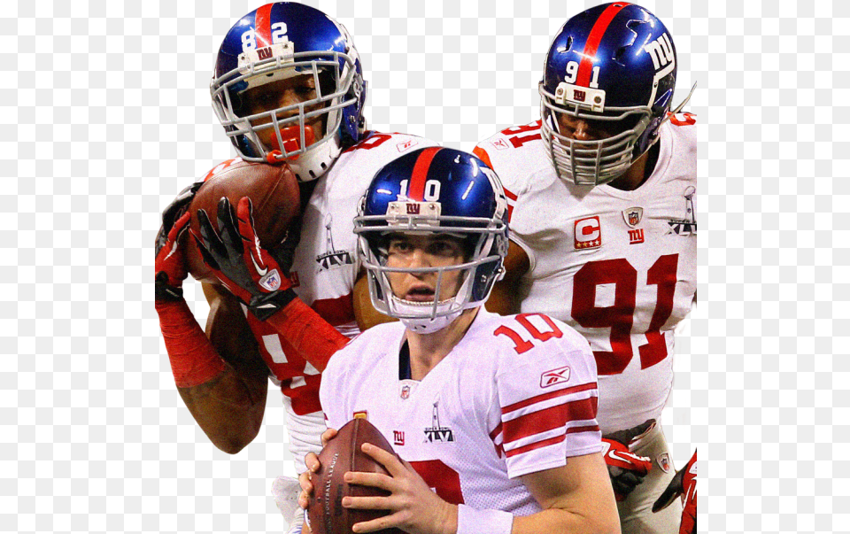 New York Giants Justin Tuck Super Bowl, Sport, Person, People, Helmet Png Image