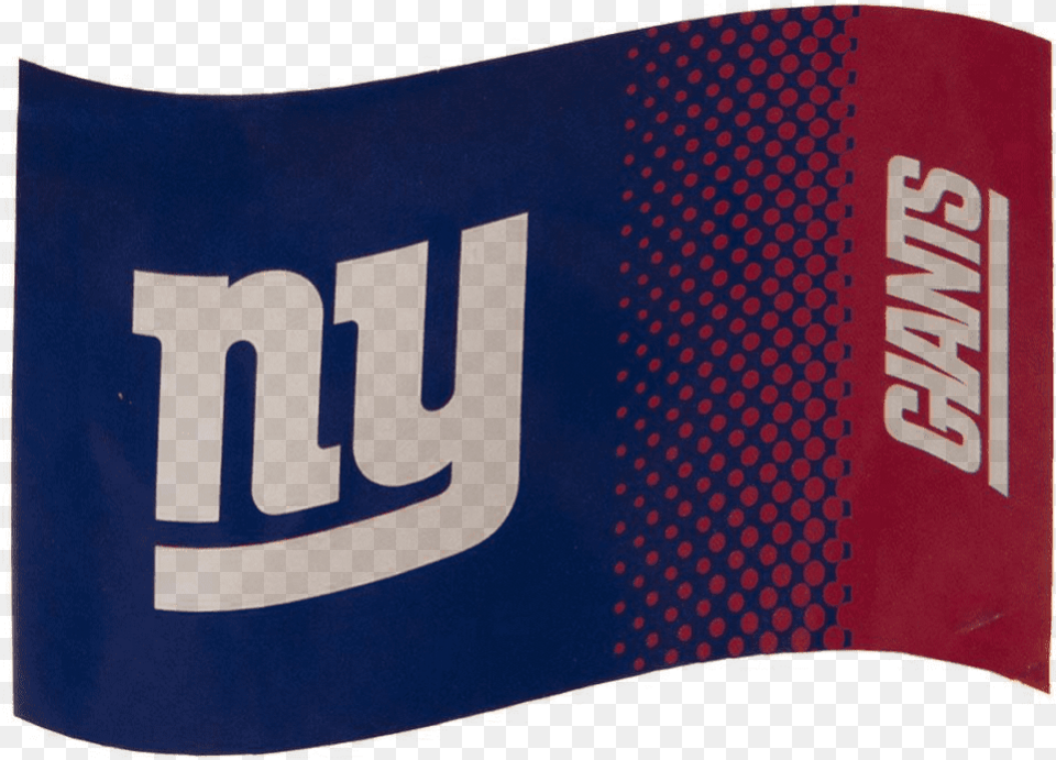 New York Giants Large Nfl Logo Fade Flag Bst New York Giants, Home Decor, Cushion Png Image
