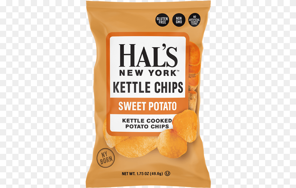 New York Kettle Cooked Gluten Free Potato Chips Potato Chip, Food, Fruit, Plant, Produce Png