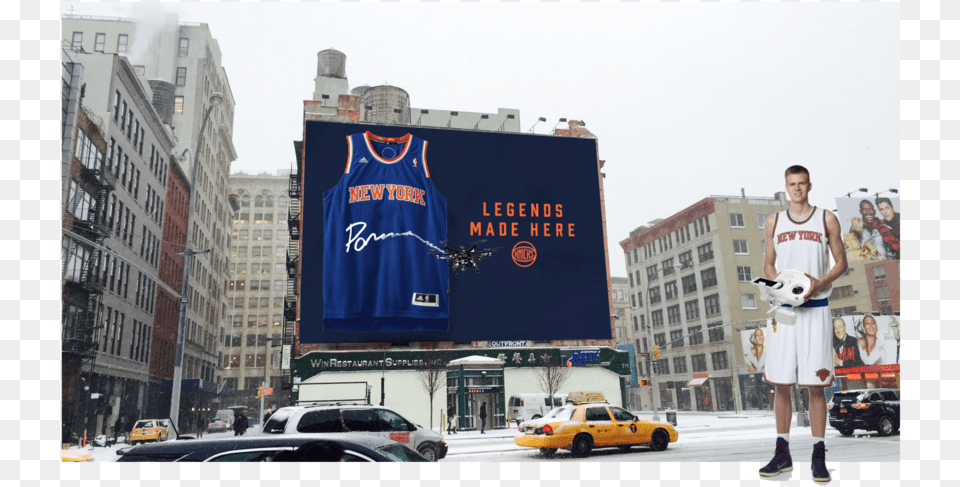 New York Knicks, Advertisement, Boy, City, Teen Free Png Download