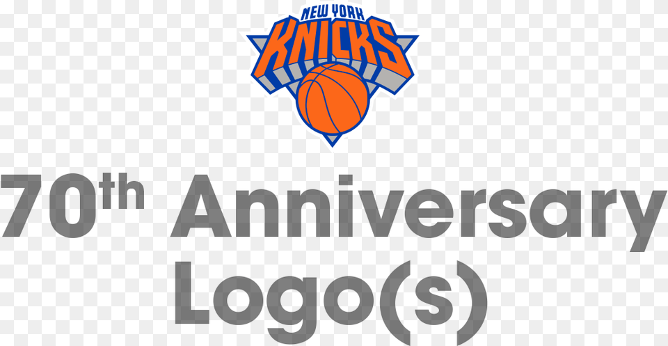 New York Knicks 70th Anniversary Logo Graphic Design, Body Part, Hand, Person Free Transparent Png