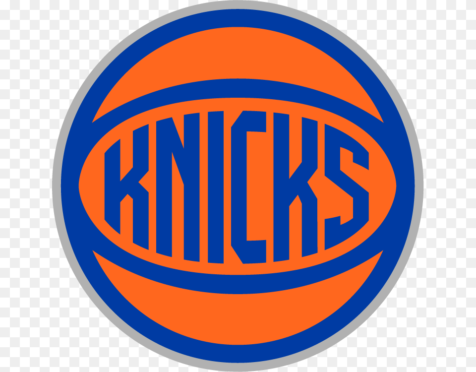 New York Knicks Alternative Logo Circle, Badge, Symbol, Sticker Free Transparent Png