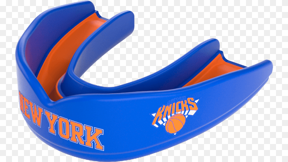 New York Knicks Nba Basketball Shock Doctor 8300 Nba Basketball Mouth Guard Png