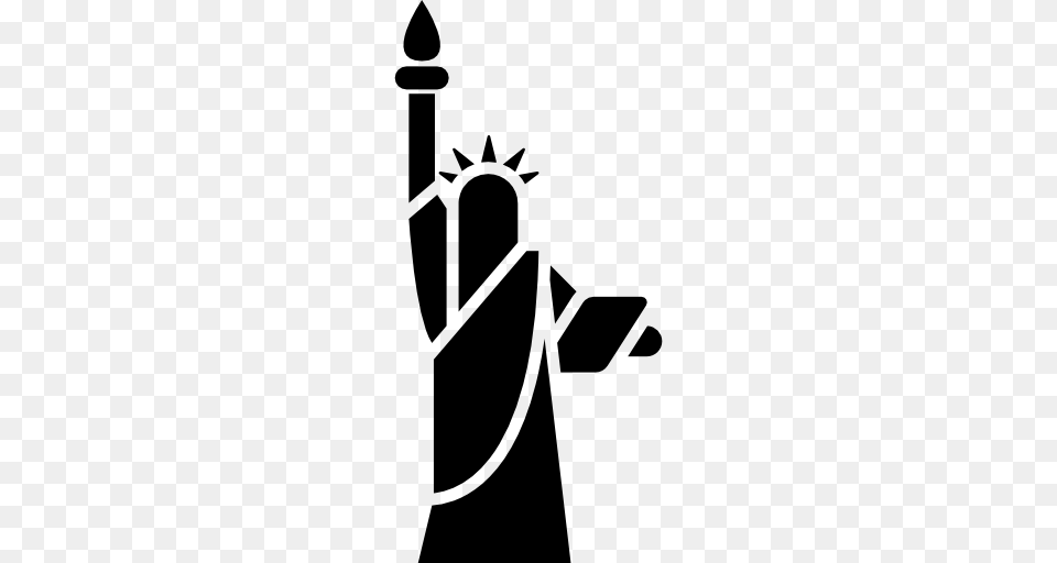 New York Liberty Statue, Stencil Png Image