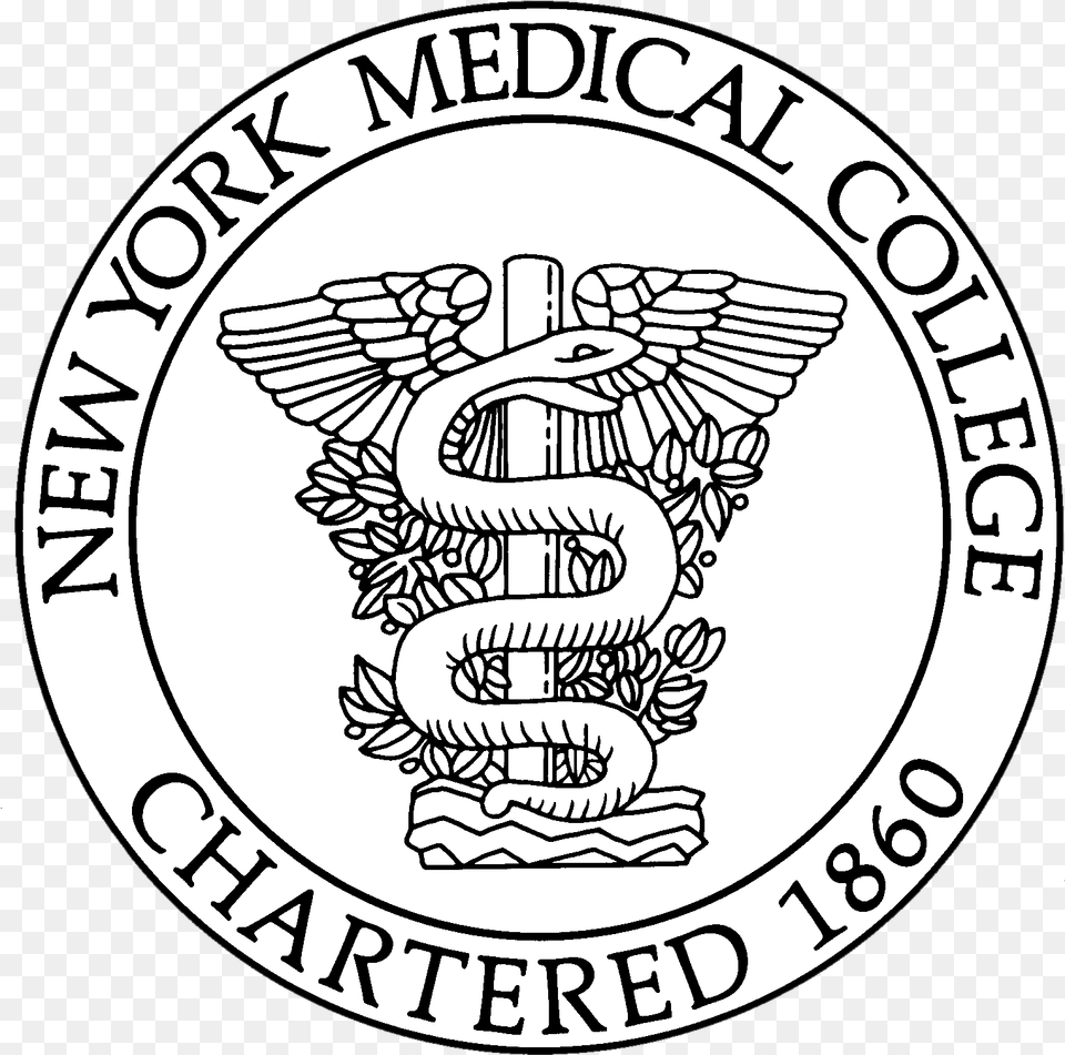 New York Medical College Logo, Emblem, Symbol, Badge, Animal Free Transparent Png