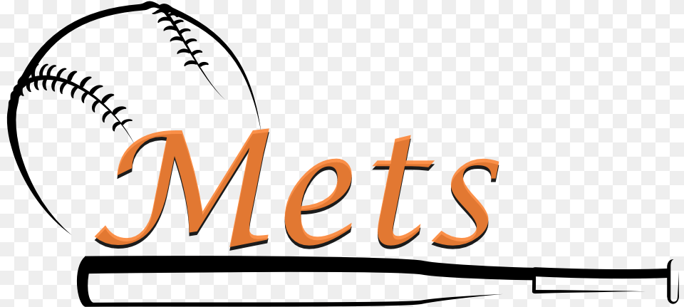 New York Mets Logo Calligraphy, Text Png