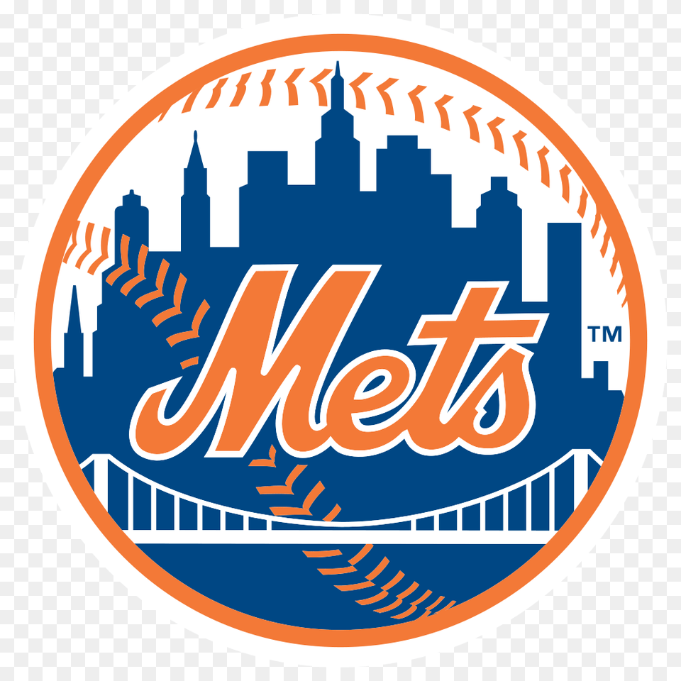 New York Mets Logo Transparent Stickpng New York Mets Clip Art, Architecture, Building, Factory, Disk Free Png