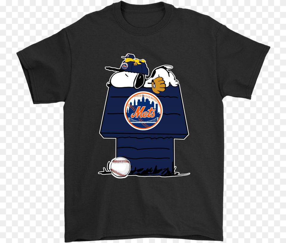 New York Mets Snoopy And Woodstock Resting Together Logos And Uniforms Of The New York Mets, Ball, Baseball, Baseball (ball), Clothing Free Png Download